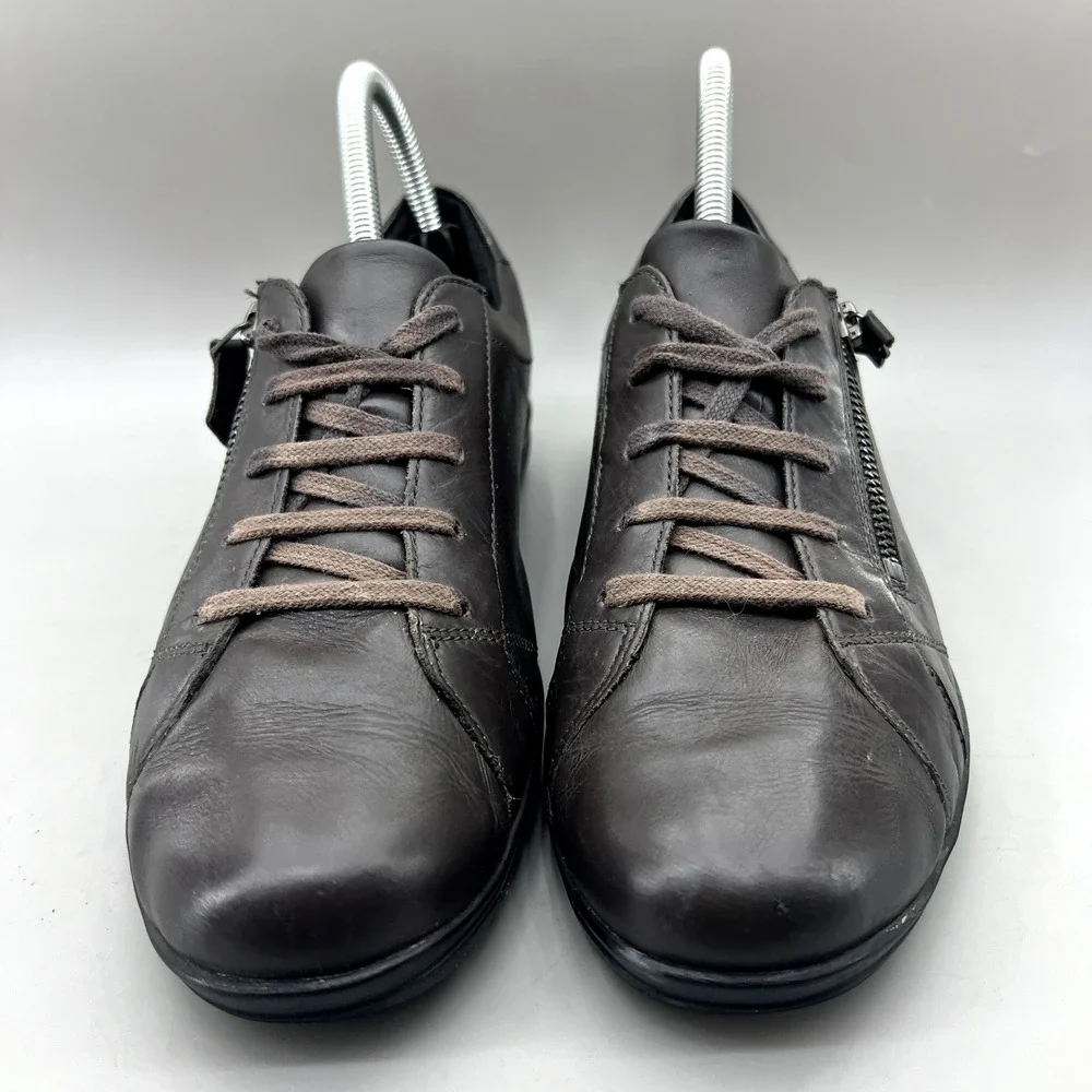 Mephisto Camilia Mobils Ergonomic Shoes Women's Size 7.5 Brown Graphite Side Zip